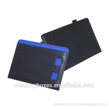 Assorted Color Leather Foam Pad Pocket Document Folder
